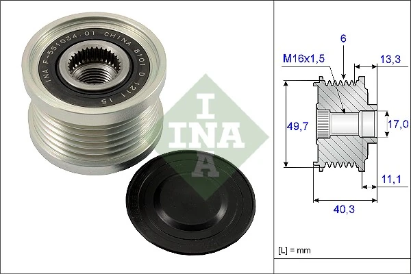Alternator Freewheel Clutch
